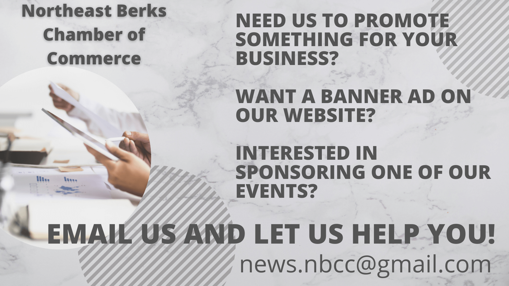 contact nbcc to promote your business or sponsor events